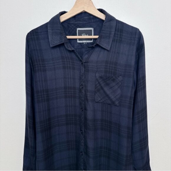 Rails Womens Small Plaid Long Sleeve Button Shirt - Picture 5 of 16